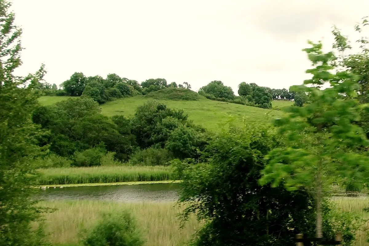 Lisanisk Lake and green drumlins near Carrickmacross