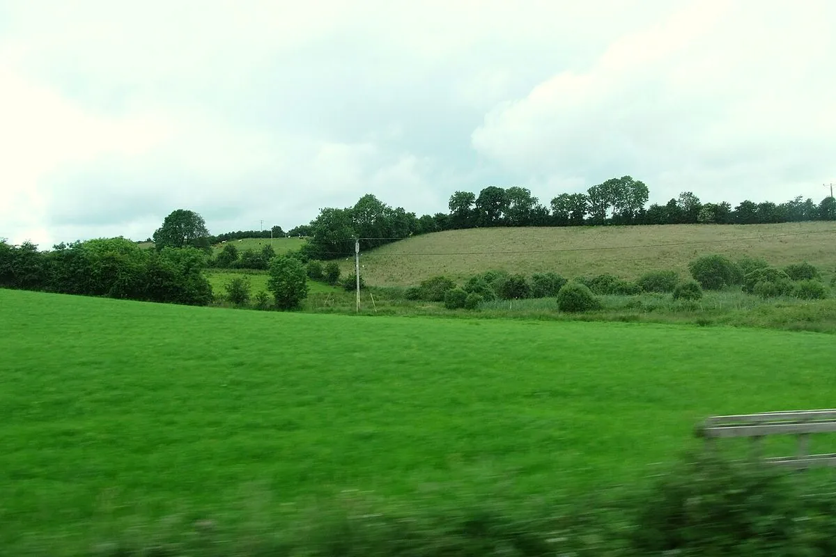 Drumlin fields near the Cavan-Monaghan border